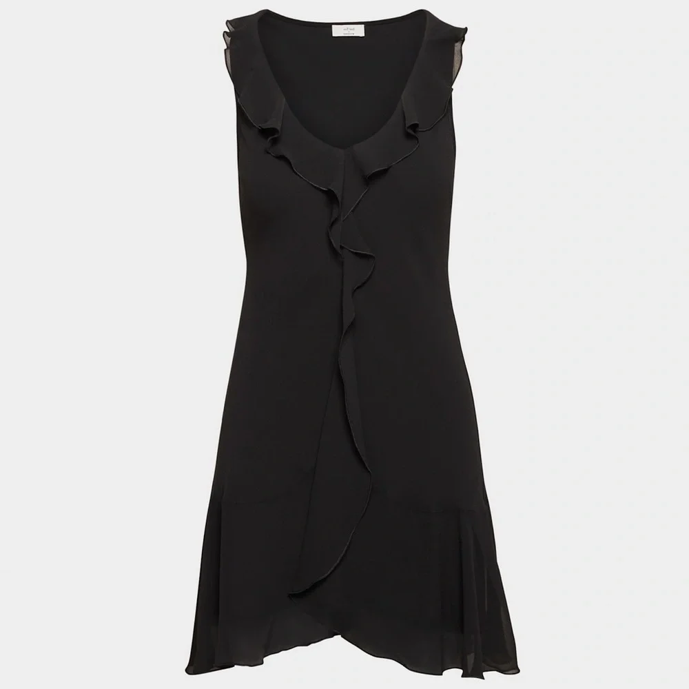 Wilfred Hera Ruffled Chiffon Mini Dress - Picture 1 of 6